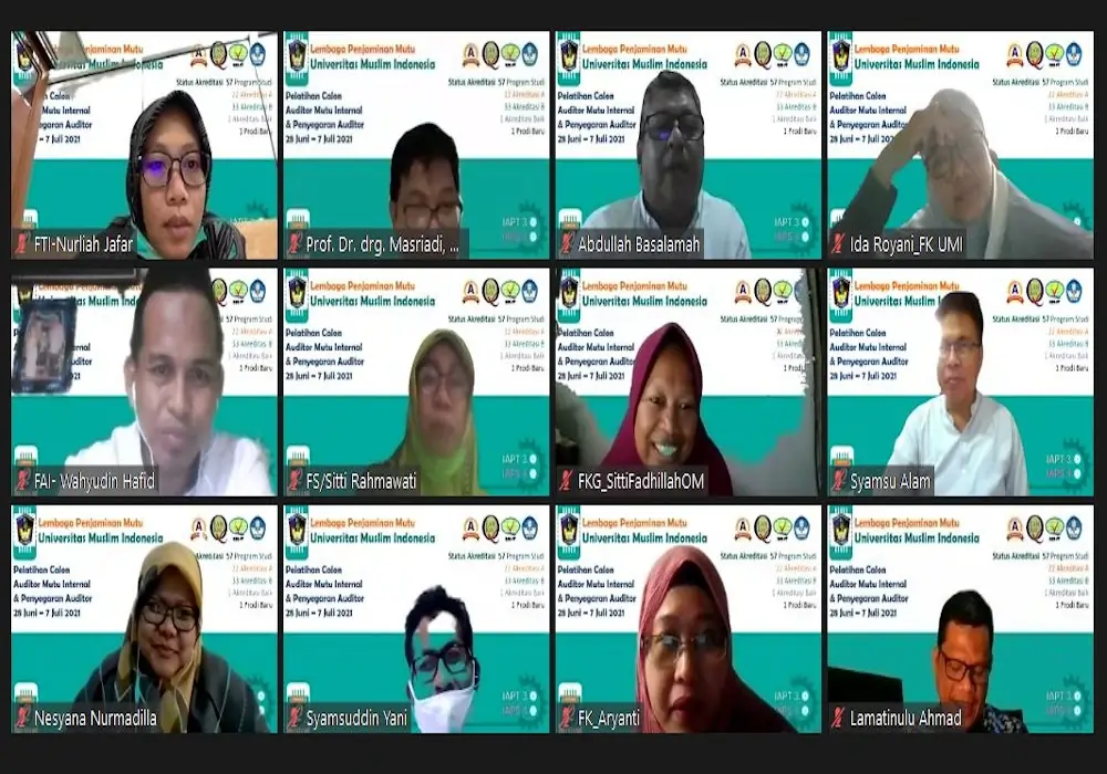 LPM Umi Latih Calon Auditor Mutu Internal