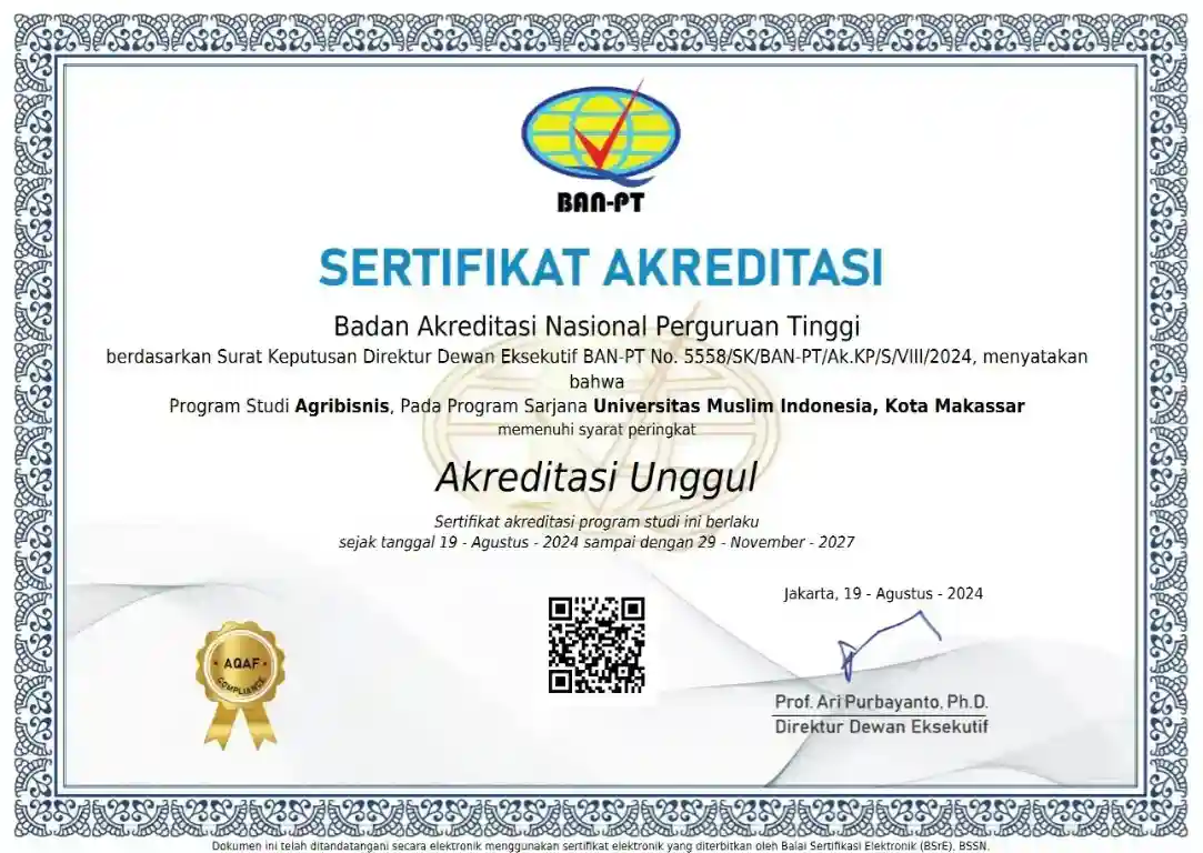 Sertifikat Akreditasi