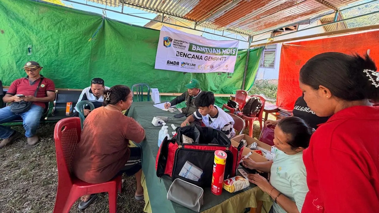 UMI Makassar Kirim Tim Relawan Medis ke Manggarai, Bantu Penanganan Pascagempa NTT