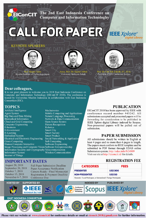 The 2nd East Indonesia Conference on Computer and Information Technology